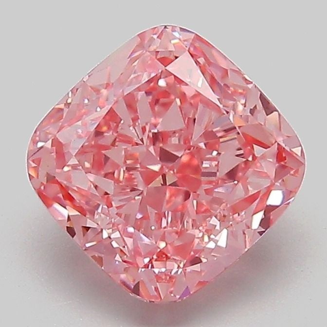 Loose Diamond - CUSHION MODIFIED 2.1ct Fancy Vivid Pink VVS2: Loose Diamond - CUSHION MODIFIED 2.1ct Fancy Vivid Pink VVS2 Source: This is a real non-mined Diamond that has been grown in a lab Shape: CUSHION MODIFIED Carats: 2.1 Color: Fancy Vivid Pink Certifica