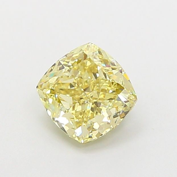 Loose Diamond - CUSHION MODIFIED 1.15ct Fancy Yellow VS1: Loose Diamond - CUSHION MODIFIED 1.15ct Fancy Yellow VS1 Source: This is a real non-mined Diamond that has been grown in a lab Shape: CUSHION MODIFIED Carats: 1.15 Color: Fancy Yellow Certification: I