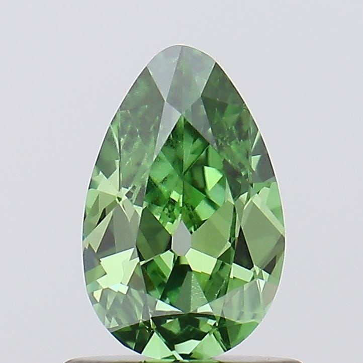Loose Diamond - PEAR 0.69ct Fancy Vivid Green VS1: Loose Diamond - PEAR 0.69ct Fancy Vivid Green VS1 Source: This is a real non-mined Diamond that has been grown in a lab Shape: PEAR Carats: 0.69 Color: Fancy Vivid Green Certification: NONE Video: