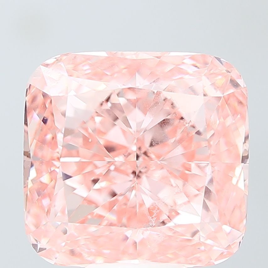 Loose Diamond - CUSHION MODIFIED 10.02ct Fancy Vivid Pink VS1: Loose Diamond - CUSHION MODIFIED 10.02ct Fancy Vivid Pink VS1 Source: This is a real non-mined Diamond that has been grown in a lab Shape: CUSHION MODIFIED Carats: 10.02 Color: Fancy Vivid Pink Certif