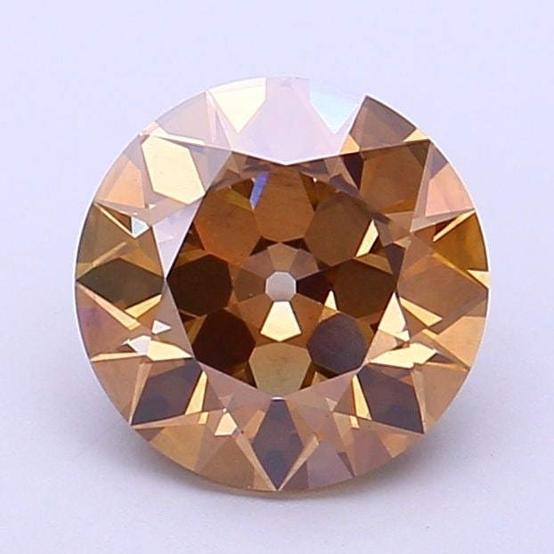 Loose Diamond - ROUND 2.08ct Fancy Brown VS2: Loose Diamond - ROUND 2.08ct Fancy Brown VS2 Source: This is a real non-mined Diamond that has been grown in a lab Shape: ROUND Carats: 2.08 Color: Fancy Brown Certification: IGI Video: