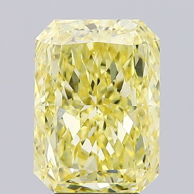 Loose Diamond - RADIANT 4.02ct Fancy Intense Yellow VS1: Loose Diamond - RADIANT 4.02ct Fancy Intense Yellow VS1 Source: This is a real non-mined Diamond that has been grown in a lab Shape: RADIANT Carats: 4.02 Color: Fancy Intense Yellow Certification: IGI