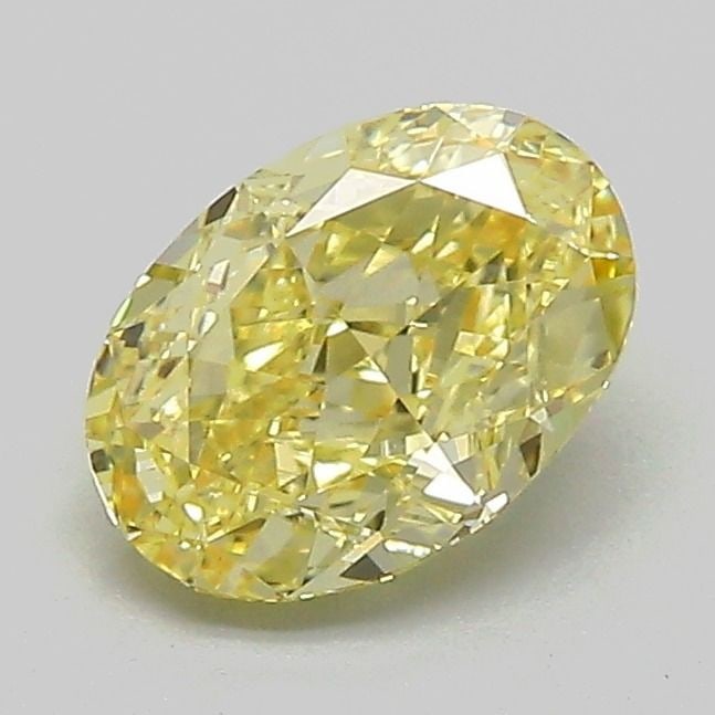 Loose Diamond - OVAL 1.07ct Fancy Intense Yellow VS1: Loose Diamond - OVAL 1.07ct Fancy Intense Yellow VS1 Source: This is a real non-mined Diamond that has been grown in a lab Shape: OVAL Carats: 1.07 Color: Fancy Intense Yellow Certification: IGI Video