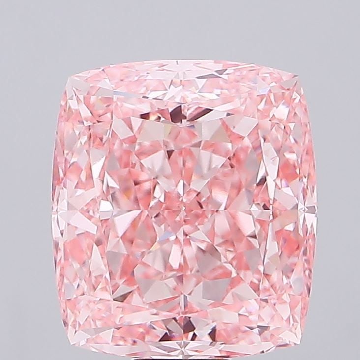 Loose Diamond - CUSHION MODIFIED 20.12ct Fancy Vivid Pink VVS2: Loose Diamond - CUSHION MODIFIED 20.12ct Fancy Vivid Pink VVS2 Source: This is a real non-mined Diamond that has been grown in a lab Shape: CUSHION MODIFIED Carats: 20.12 Color: Fancy Vivid Pink Certi