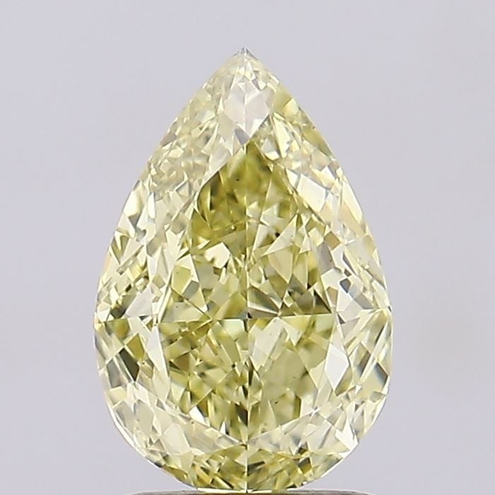 Loose Diamond - PEAR 1.36ct Fancy Intense Yellow VS1: Loose Diamond - PEAR 1.36ct Fancy Intense Yellow VS1 Source: This is a real non-mined Diamond that has been grown in a lab Shape: PEAR Carats: 1.36 Color: Fancy Intense Yellow Certification: NONE Vide