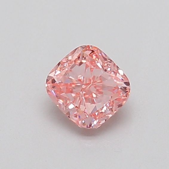 Loose Diamond - CUSHION MODIFIED 0.42ct Fancy Intense Pink SI1: Loose Diamond - CUSHION MODIFIED 0.42ct Fancy Intense Pink SI1 Source: This is a real non-mined Diamond that has been grown in a lab Shape: CUSHION MODIFIED Carats: 0.42 Color: Fancy Intense Pink Cert