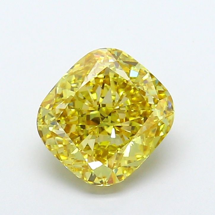 Loose Diamond - CUSHION MODIFIED 3.51ct Fancy Intense Yellow VS1: Loose Diamond - CUSHION MODIFIED 3.51ct Fancy Intense Yellow VS1 Source: This is a real non-mined Diamond that has been grown in a lab Shape: CUSHION MODIFIED Carats: 3.51 Color: Fancy Intense Yellow 