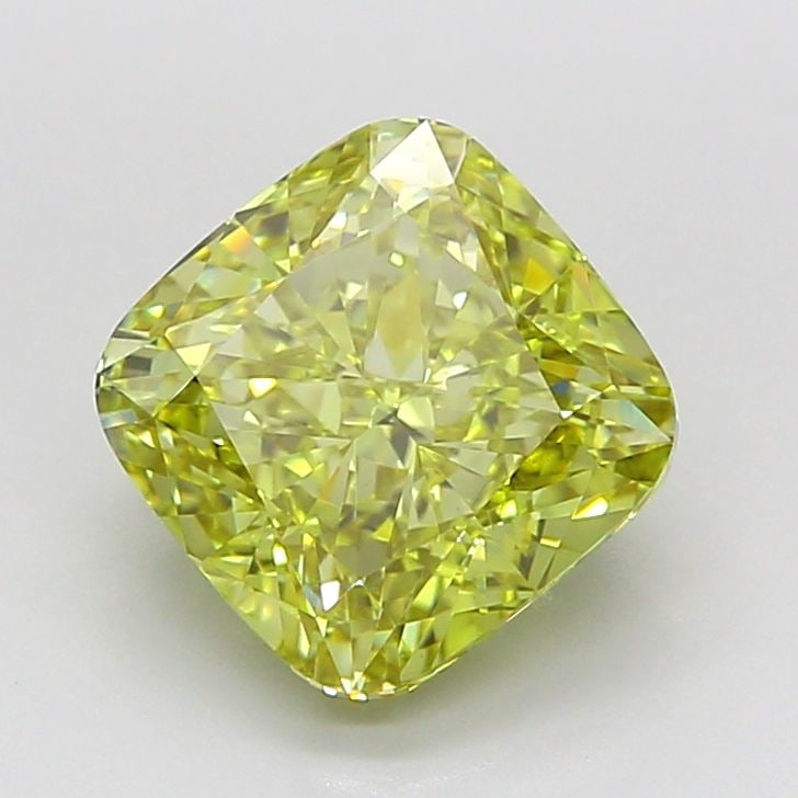 Loose Diamond - CUSHION MODIFIED 3.5ct Fancy Intense Yellow VVS2: Loose Diamond - CUSHION MODIFIED 3.5ct Fancy Intense Yellow VVS2 Source: This is a real non-mined Diamond that has been grown in a lab Shape: CUSHION MODIFIED Carats: 3.5 Color: Fancy Intense Yellow C