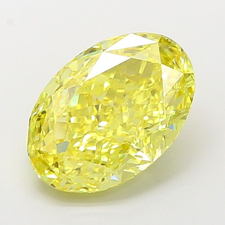 Loose Diamond - OVAL 5.08ct Fancy Intense Yellow VS2: Loose Diamond - OVAL 5.08ct Fancy Intense Yellow VS2 Source: This is a real non-mined Diamond that has been grown in a lab Shape: OVAL Carats: 5.08 Color: Fancy Intense Yellow Certification: IGI Video