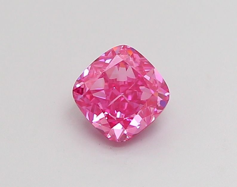 Loose Diamond - CUSHION MODIFIED 1.01ct Fancy Vivid Pink VVS2: Loose Diamond - CUSHION MODIFIED 1.01ct Fancy Vivid Pink VVS2 Source: This is a real non-mined Diamond that has been grown in a lab Shape: CUSHION MODIFIED Carats: 1.01 Color: Fancy Vivid Pink Certifi