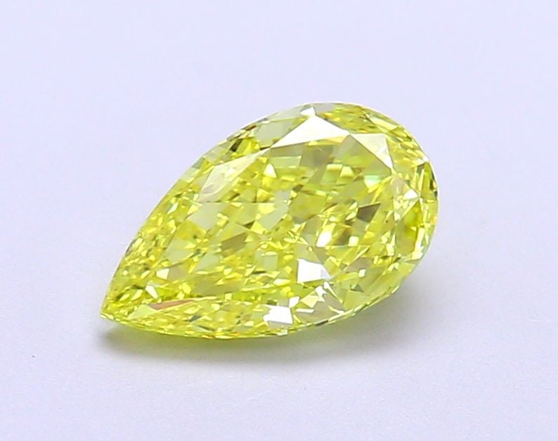 Loose Diamond - PEAR 1.12ct Fancy Vivid Yellow VVS1: Loose Diamond - PEAR 1.12ct Fancy Vivid Yellow VVS1 Source: This is a real non-mined Diamond that has been grown in a lab Shape: PEAR Carats: 1.12 Color: Fancy Vivid Yellow Certification: IGI Video: