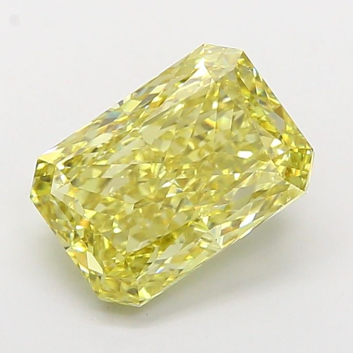 Loose Diamond - RADIANT 5.03ct Fancy Intense Yellow VS2: Loose Diamond - RADIANT 5.03ct Fancy Intense Yellow VS2 Source: This is a real non-mined Diamond that has been grown in a lab Shape: RADIANT Carats: 5.03 Color: Fancy Intense Yellow Certification: IGI