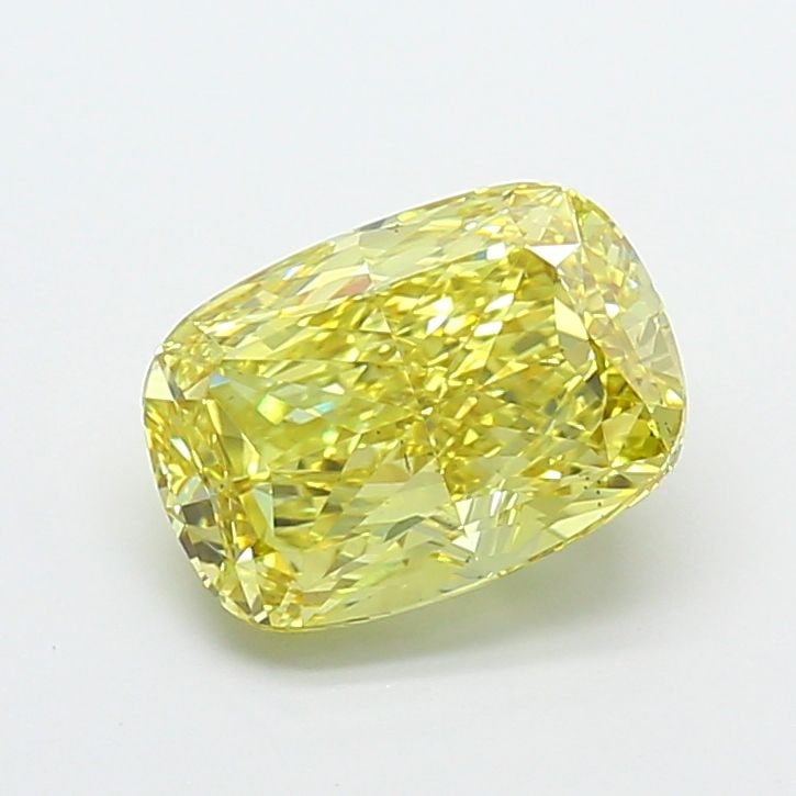 Loose Diamond - CUSHION MODIFIED 3.01ct Fancy Intense Yellow VS2: Loose Diamond - CUSHION MODIFIED 3.01ct Fancy Intense Yellow VS2 Source: This is a real non-mined Diamond that has been grown in a lab Shape: CUSHION MODIFIED Carats: 3.01 Color: Fancy Intense Yellow 
