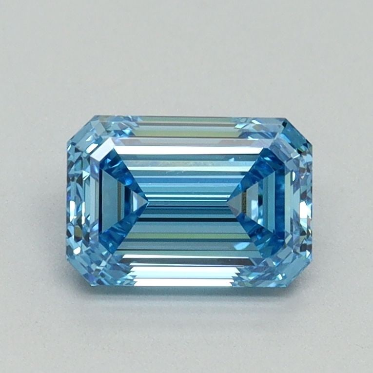 Loose Diamond - EMERALD 1.0ct Fancy Vivid Blue VS1: Loose Diamond - EMERALD 1.0ct Fancy Vivid Blue VS1 Source: This is a real non-mined Diamond that has been grown in a lab Shape: EMERALD Carats: 1.0 Color: Fancy Vivid Blue Certification: IGI Video: