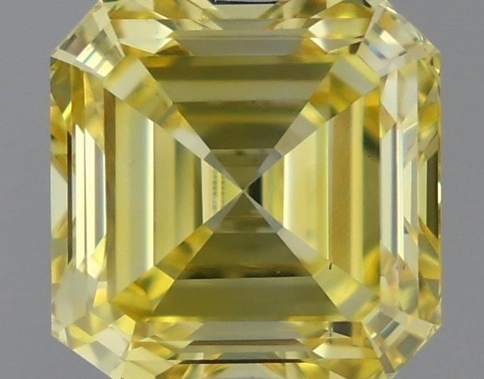 Loose Diamond - ASSCHER 1.04ct Fancy Vivid Yellow VS1: Loose Diamond - ASSCHER 1.04ct Fancy Vivid Yellow VS1 Source: This is a real non-mined Diamond that has been grown in a lab Shape: ASSCHER Carats: 1.04 Color: Fancy Vivid Yellow Certification: IGI Vid