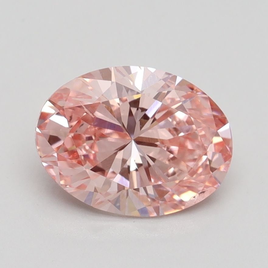Loose Diamond - OVAL 1.53ct Fancy Intense Pink SI1: Loose Diamond - OVAL 1.53ct Fancy Intense Pink SI1 Source: This is a real non-mined Diamond that has been grown in a lab Shape: OVAL Carats: 1.53 Color: Fancy Intense Pink Certification: IGI Video: