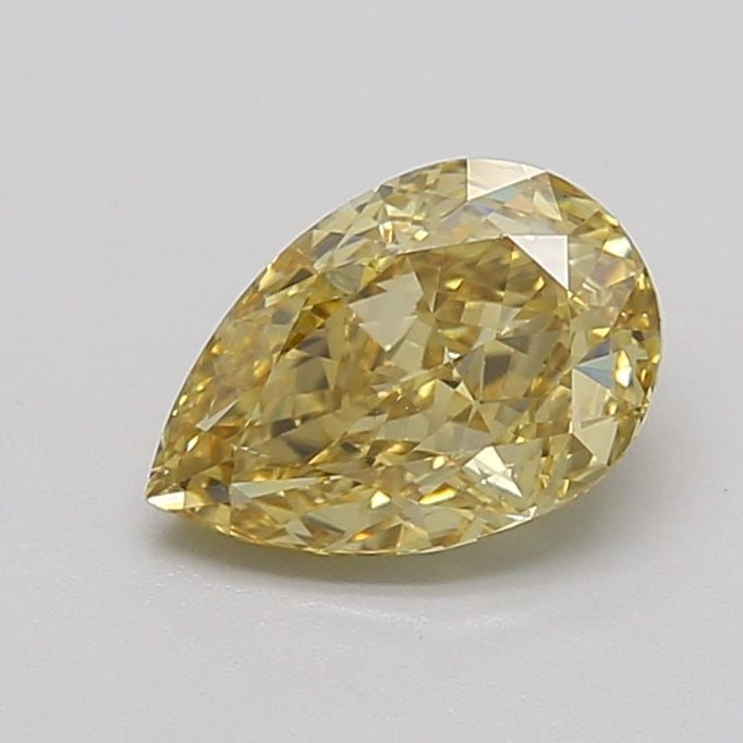 Loose Diamond - PEAR 1.59ct Fancy Intense Yellow VS1: Loose Diamond - PEAR 1.59ct Fancy Intense Yellow VS1 Source: This is a real non-mined Diamond that has been grown in a lab Shape: PEAR Carats: 1.59 Color: Fancy Intense Yellow Certification: IGI Video