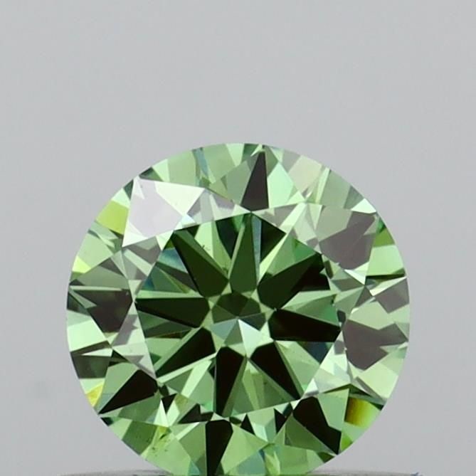 Loose Diamond - ROUND 0.5ct Fancy Vivid Green VS1: Loose Diamond - ROUND 0.5ct Fancy Vivid Green VS1 Source: This is a real non-mined Diamond that has been grown in a lab Shape: ROUND Carats: 0.5 Color: Fancy Vivid Green Certification: IGI Video: