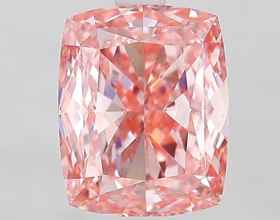 Loose Diamond - CUSHION MODIFIED 3.01ct Fancy Vivid Pink VS1: Loose Diamond - CUSHION MODIFIED 3.01ct Fancy Vivid Pink VS1 Source: This is a real non-mined Diamond that has been grown in a lab Shape: CUSHION MODIFIED Carats: 3.01 Color: Fancy Vivid Pink Certific