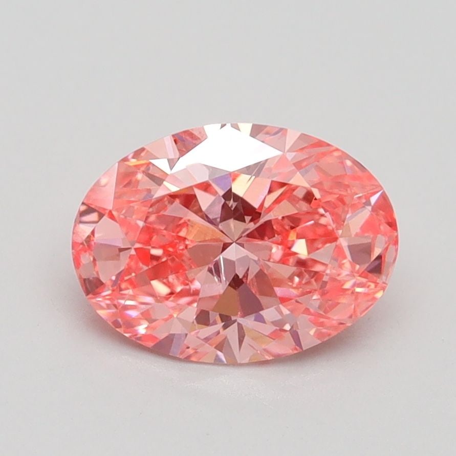 Loose Diamond - OVAL 1.31ct Fancy Vivid Pink SI2: Loose Diamond - OVAL 1.31ct Fancy Vivid Pink SI2 Source: This is a real non-mined Diamond that has been grown in a lab Shape: OVAL Carats: 1.31 Color: Fancy Vivid Pink Certification: IGI Video: