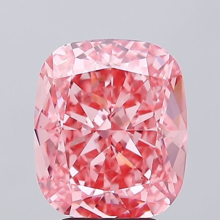 Loose Diamond - CUSHION MODIFIED 4.84ct Fancy Vivid Pink VS2: Loose Diamond - CUSHION MODIFIED 4.84ct Fancy Vivid Pink VS2 Source: This is a real non-mined Diamond that has been grown in a lab Shape: CUSHION MODIFIED Carats: 4.84 Color: Fancy Vivid Pink Certific