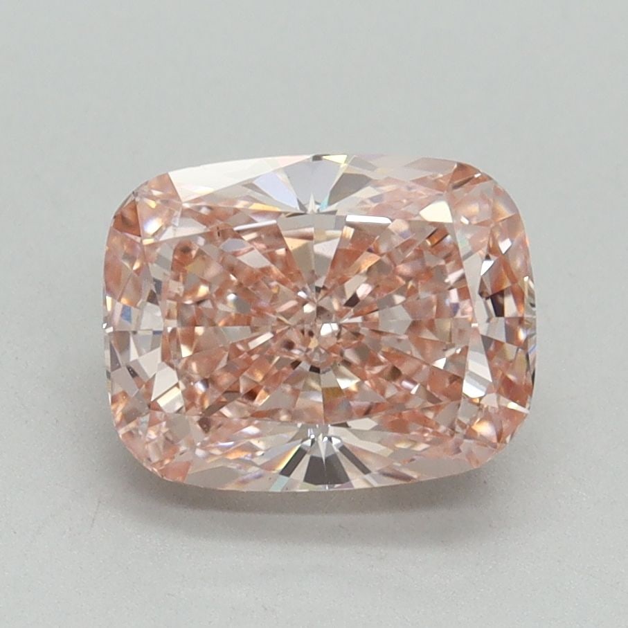 Loose Diamond - CUSHION BRILLIANT 2.0ct Fancy Vivid Pink VS1: Loose Diamond - CUSHION BRILLIANT 2.0ct Fancy Vivid Pink VS1 Source: This is a real non-mined Diamond that has been grown in a lab Shape: CUSHION BRILLIANT Carats: 2.0 Color: Fancy Vivid Pink Certific
