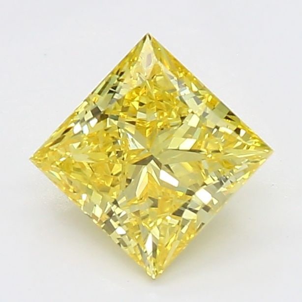 Loose Diamond - PRINCESS 0.72ct Fancy Vivid Yellow VS1: Loose Diamond - PRINCESS 0.72ct Fancy Vivid Yellow VS1 Source: This is a real non-mined Diamond that has been grown in a lab Shape: PRINCESS Carats: 0.72 Color: Fancy Vivid Yellow Certification: NONE 