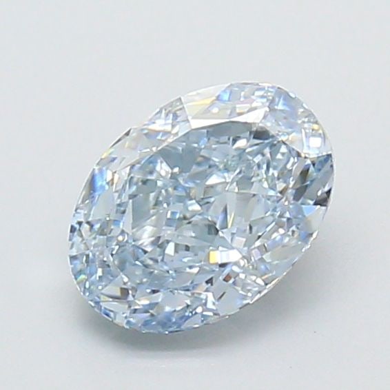 Loose Diamond - OVAL 1.12ct Fancy Intense Blue VVS1: Loose Diamond - OVAL 1.12ct Fancy Intense Blue VVS1 Source: This is a real non-mined Diamond that has been grown in a lab Shape: OVAL Carats: 1.12 Color: Fancy Intense Blue Certification: IGI Video: