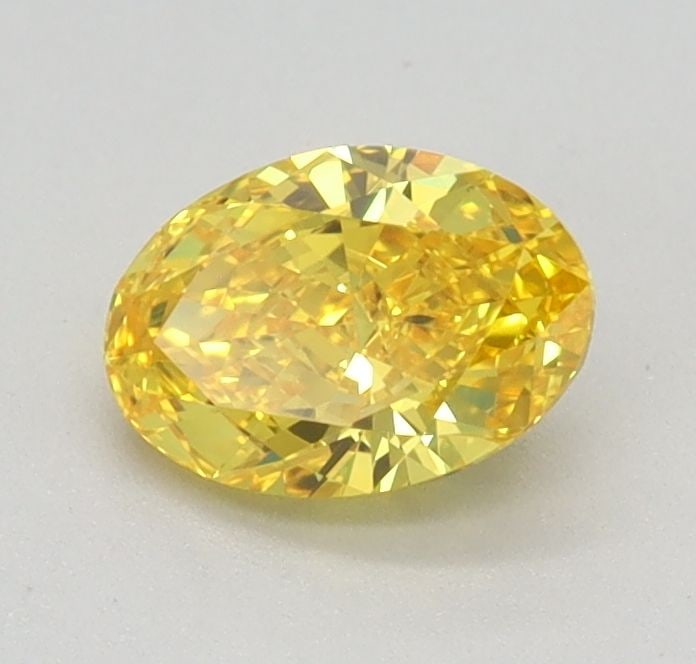 Loose Diamond - OVAL 0.5ct Fancy Vivid Yellow SI2: Loose Diamond - OVAL 0.5ct Fancy Vivid Yellow SI2 Source: This is a real non-mined Diamond that has been grown in a lab Shape: OVAL Carats: 0.5 Color: Fancy Vivid Yellow Certification: IGI Video: