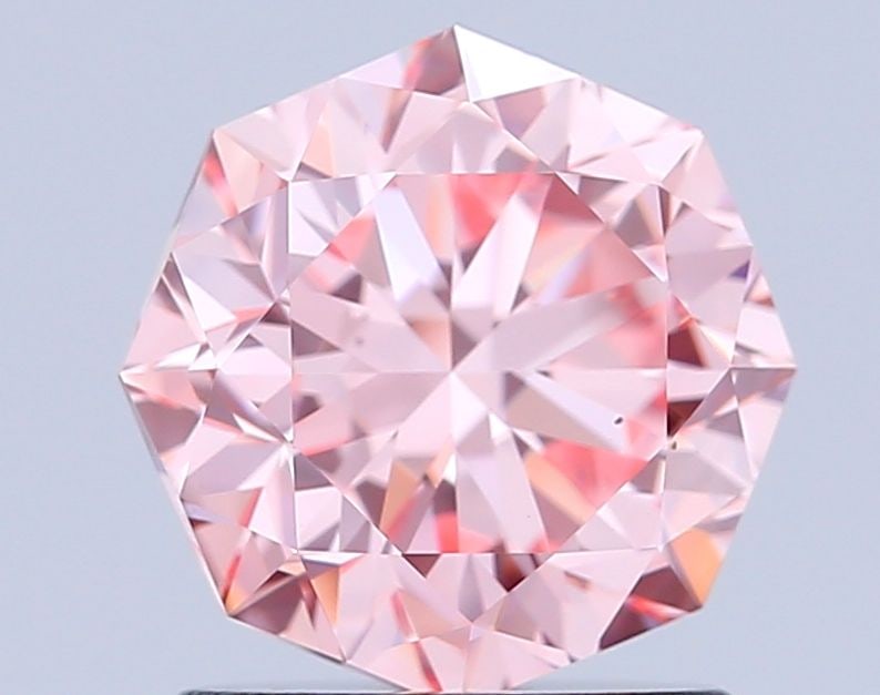 Loose Diamond - OCTAGONAL 1.48ct Fancy Intense Pink VS1: Loose Diamond - OCTAGONAL 1.48ct Fancy Intense Pink VS1 Source: This is a real non-mined Diamond that has been grown in a lab Shape: OCTAGONAL Carats: 1.48 Color: Fancy Intense Pink Certification: IGI