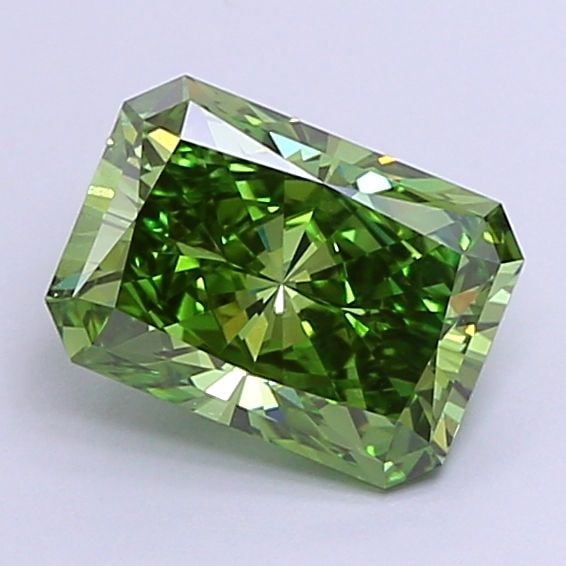 Loose Diamond - RADIANT 1.68ct Fancy Vivid Green VS1: Loose Diamond - RADIANT 1.68ct Fancy Vivid Green VS1 Source: This is a real non-mined Diamond that has been grown in a lab Shape: RADIANT Carats: 1.68 Color: Fancy Vivid Green Certification: IGI Video