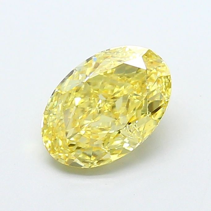 Loose Diamond - OVAL 1.58ct Fancy Intense Yellow VS1: Loose Diamond - OVAL 1.58ct Fancy Intense Yellow VS1 Source: This is a real non-mined Diamond that has been grown in a lab Shape: OVAL Carats: 1.58 Color: Fancy Intense Yellow Certification: IGI Video