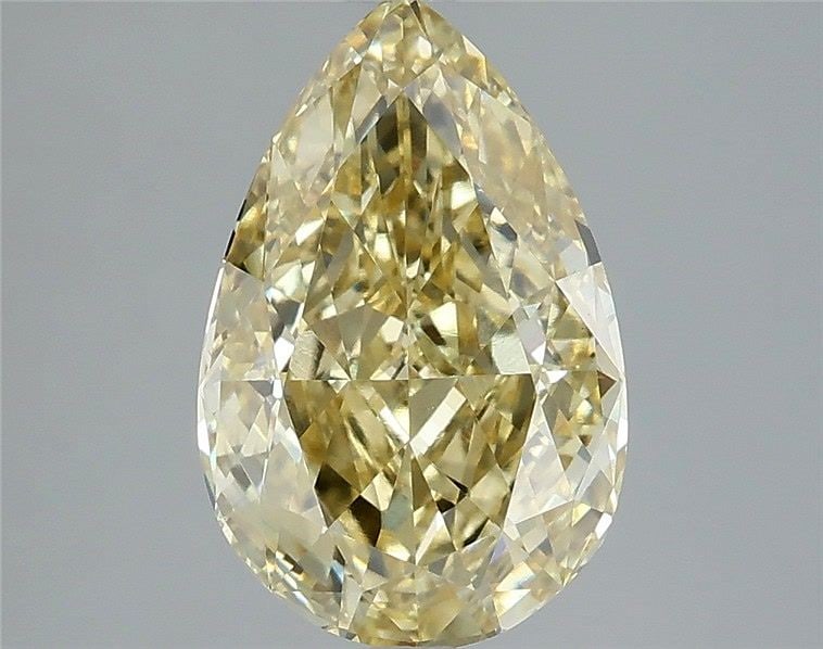 Loose Diamond - PEAR 3.07ct Fancy Intense Yellow VVS2: Loose Diamond - PEAR 3.07ct Fancy Intense Yellow VVS2 Source: This is a real non-mined Diamond that has been grown in a lab Shape: PEAR Carats: 3.07 Color: Fancy Intense Yellow Certification: IGI Vide