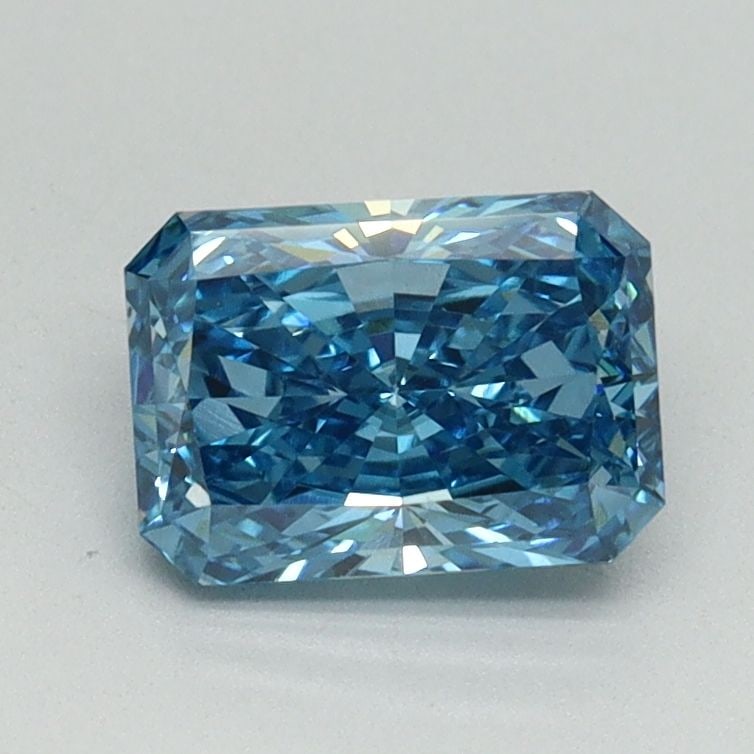 Loose Diamond - RADIANT 1.11ct Fancy Vivid Blue VS1: Loose Diamond - RADIANT 1.11ct Fancy Vivid Blue VS1 Source: This is a real non-mined Diamond that has been grown in a lab Shape: RADIANT Carats: 1.11 Color: Fancy Vivid Blue Certification: IGI Video: