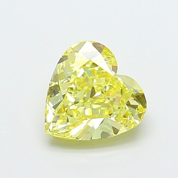 Loose Diamond - HEART 1.51ct Fancy Intense Yellow VS1: Loose Diamond - HEART 1.51ct Fancy Intense Yellow VS1 Source: This is a real non-mined Diamond that has been grown in a lab Shape: HEART Carats: 1.51 Color: Fancy Intense Yellow Certification: IGI Vid