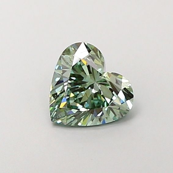 Loose Diamond - HEART 1.02ct Fancy Vivid Green VVS1: Loose Diamond - HEART 1.02ct Fancy Vivid Green VVS1 Source: This is a real non-mined Diamond that has been grown in a lab Shape: HEART Carats: 1.02 Color: Fancy Vivid Green Certification: IGI Video: