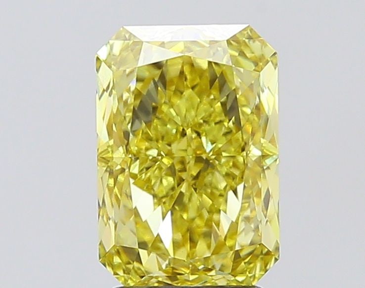 Loose Diamond - RADIANT 3.07ct Fancy Intense Yellow VVS2: Loose Diamond - RADIANT 3.07ct Fancy Intense Yellow VVS2 Source: This is a real non-mined Diamond that has been grown in a lab Shape: RADIANT Carats: 3.07 Color: Fancy Intense Yellow Certification: IG