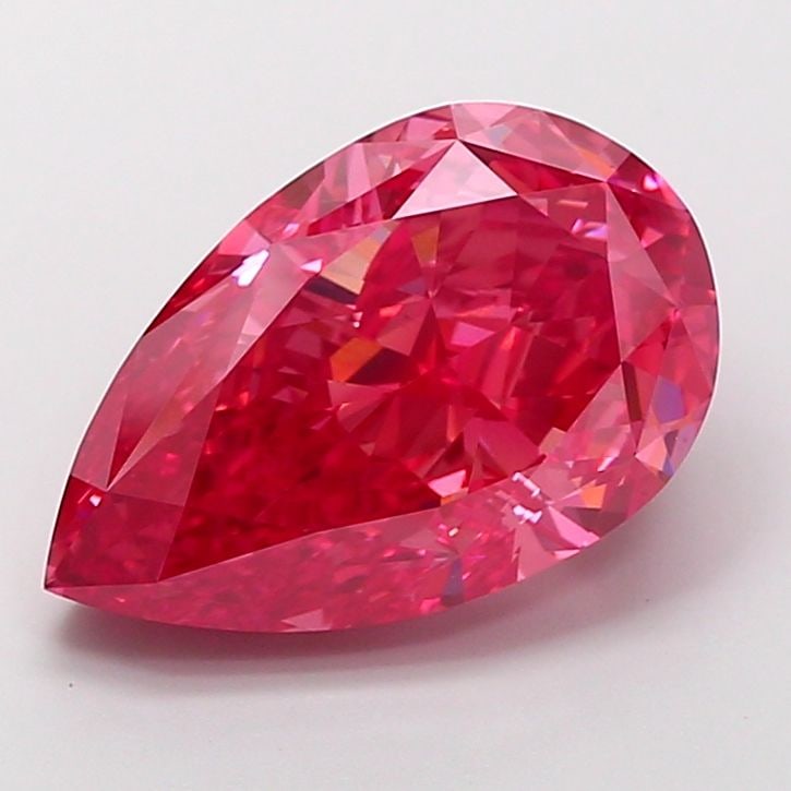 Loose Diamond - PEAR 8.04ct Fancy Vivid Red VVS2 (1 of 1)