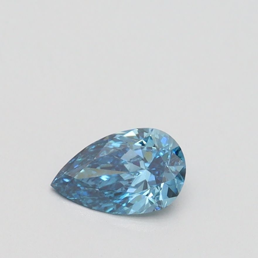 Loose Diamond - PEAR 0.36ct Fancy Vivid Blue VS2: Loose Diamond - PEAR 0.36ct Fancy Vivid Blue VS2 Source: This is a real non-mined Diamond that has been grown in a lab Shape: PEAR Carats: 0.36 Color: Fancy Vivid Blue Certification: IGI Video: