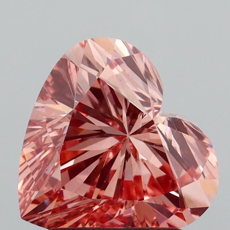 Loose Diamond - HEART 1.7ct Fancy Intense Pink VS1: Loose Diamond - HEART 1.7ct Fancy Intense Pink VS1 Source: This is a real non-mined Diamond that has been grown in a lab Shape: HEART Carats: 1.7 Color: Fancy Intense Pink Certification: IGI Video: