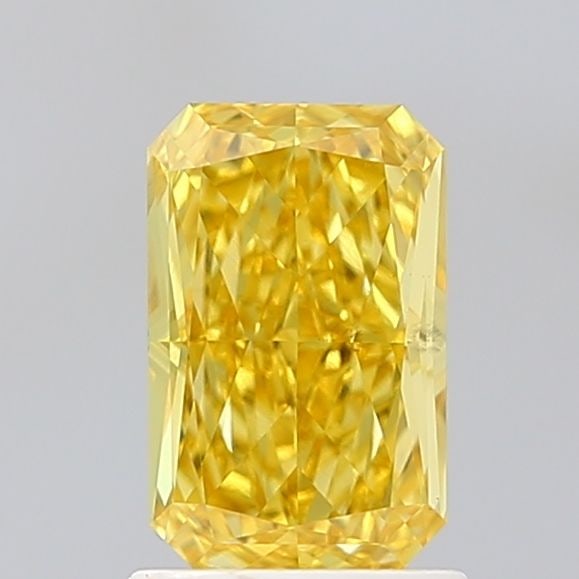 Loose Diamond - RADIANT 1.57ct Fancy Vivid Yellow VS1: Loose Diamond - RADIANT 1.57ct Fancy Vivid Yellow VS1 Source: This is a real non-mined Diamond that has been grown in a lab Shape: RADIANT Carats: 1.57 Color: Fancy Vivid Yellow Certification: IGI Vid