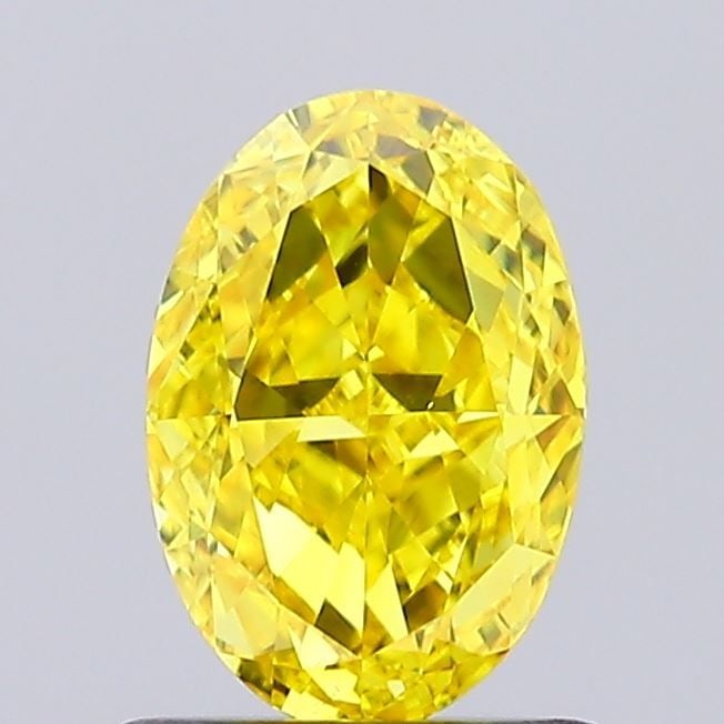 Loose Diamond - OVAL 1.02ct Fancy Vivid Yellow VS1: Loose Diamond - OVAL 1.02ct Fancy Vivid Yellow VS1 Source: This is a real non-mined Diamond that has been grown in a lab Shape: OVAL Carats: 1.02 Color: Fancy Vivid Yellow Certification: NONE Video:
