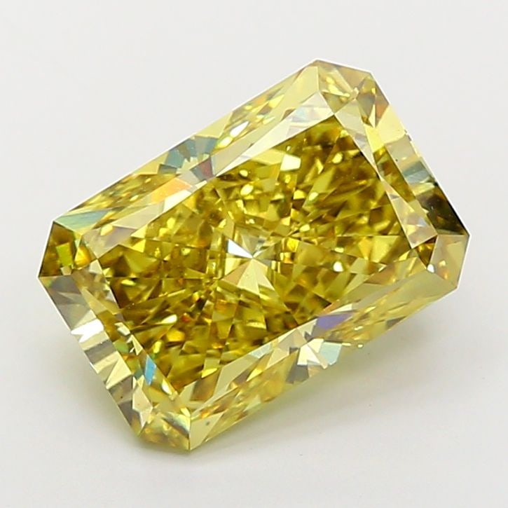 Loose Diamond - RADIANT 10.06ct Fancy Intense Yellow VS1: Loose Diamond - RADIANT 10.06ct Fancy Intense Yellow VS1 Source: This is a real non-mined Diamond that has been grown in a lab Shape: RADIANT Carats: 10.06 Color: Fancy Intense Yellow Certification: I