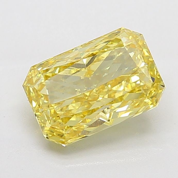 Loose Diamond - RADIANT 4.19ct Fancy Vivid Yellow VS2: Loose Diamond - RADIANT 4.19ct Fancy Vivid Yellow VS2 Source: This is a real non-mined Diamond that has been grown in a lab Shape: RADIANT Carats: 4.19 Color: Fancy Vivid Yellow Certification: IGI Vid