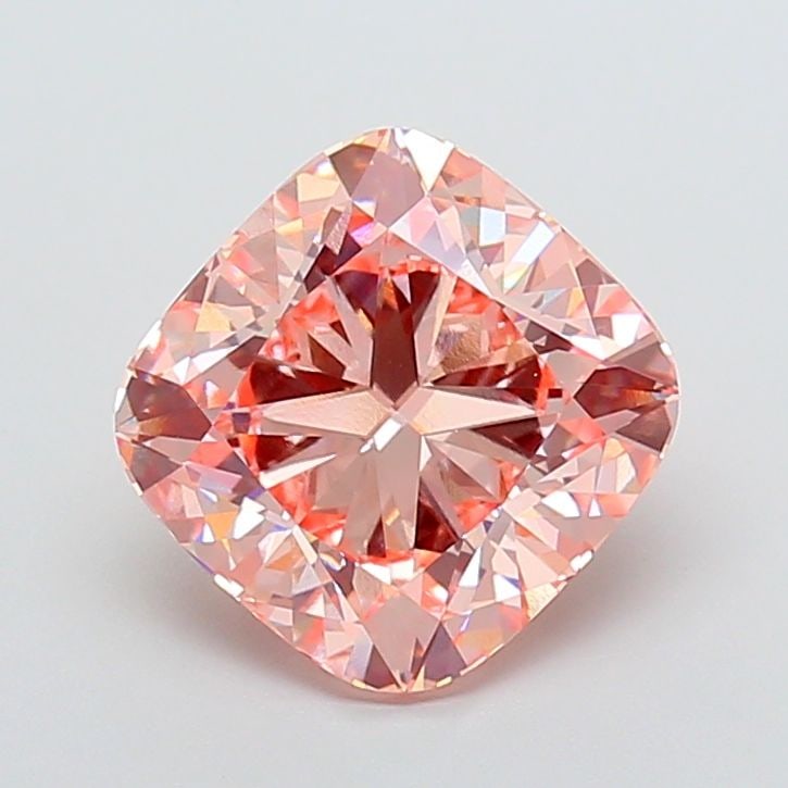 Loose Diamond - CUSHION MODIFIED 8.03ct Fancy Intense Pink VVS2: Loose Diamond - CUSHION MODIFIED 8.03ct Fancy Intense Pink VVS2 Source: This is a real non-mined Diamond that has been grown in a lab Shape: CUSHION MODIFIED Carats: 8.03 Color: Fancy Intense Pink Cer