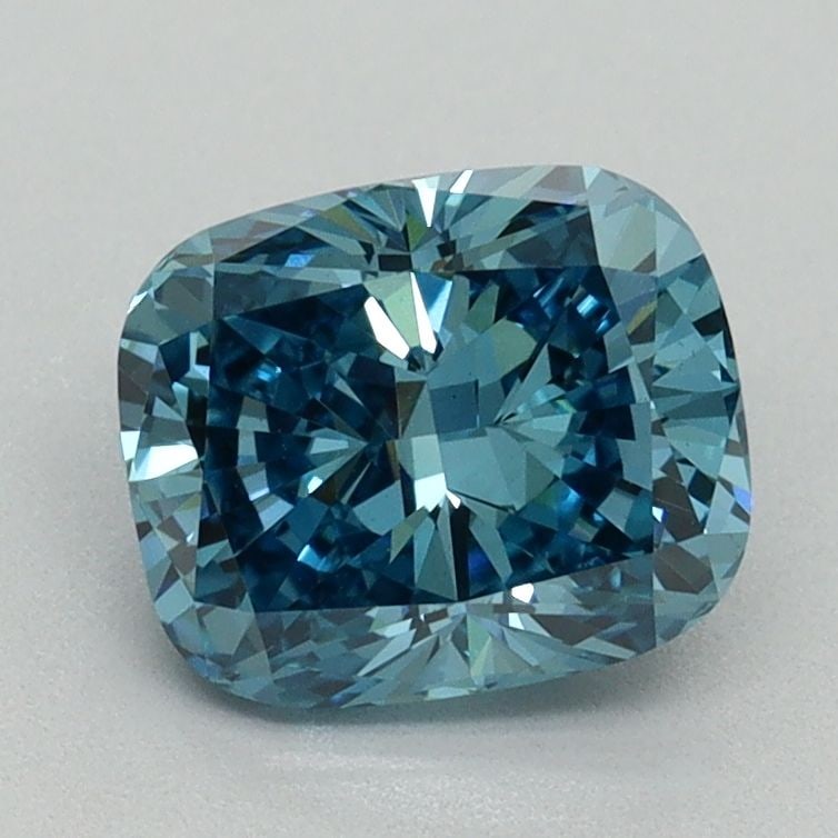 Loose Diamond - CUSHION MODIFIED 1.52ct Fancy Vivid Blue VS1: Loose Diamond - CUSHION MODIFIED 1.52ct Fancy Vivid Blue VS1 Source: This is a real non-mined Diamond that has been grown in a lab Shape: CUSHION MODIFIED Carats: 1.52 Color: Fancy Vivid Blue Certific