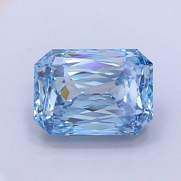 Loose Diamond - RADIANT 2.05ct Fancy Intense Blue VVS2: Loose Diamond - RADIANT 2.05ct Fancy Intense Blue VVS2 Source: This is a real non-mined Diamond that has been grown in a lab Shape: RADIANT Carats: 2.05 Color: Fancy Intense Blue Certification: IGI Vi