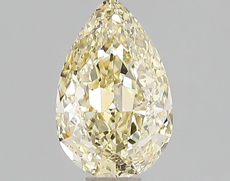 Loose Diamond - PEAR 1.01ct Fancy Intense Yellow VS2: Loose Diamond - PEAR 1.01ct Fancy Intense Yellow VS2 Source: This is a real non-mined Diamond that has been grown in a lab Shape: PEAR Carats: 1.01 Color: Fancy Intense Yellow Certification: IGI Video