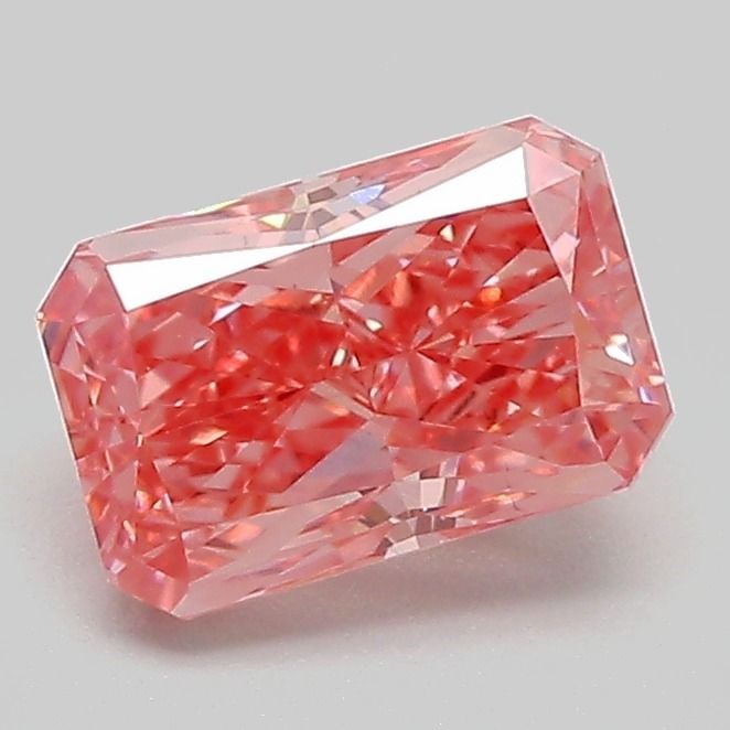Loose Diamond - RADIANT 1.38ct Fancy Vivid Pink VS2: Loose Diamond - RADIANT 1.38ct Fancy Vivid Pink VS2 Source: This is a real non-mined Diamond that has been grown in a lab Shape: RADIANT Carats: 1.38 Color: Fancy Vivid Pink Certification: IGI Video: