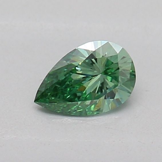 Loose Diamond - PEAR 0.17ct Fancy Vivid Green VS1: Loose Diamond - PEAR 0.17ct Fancy Vivid Green VS1 Source: This is a real non-mined Diamond that has been grown in a lab Shape: PEAR Carats: 0.17 Color: Fancy Vivid Green Certification: IGI The Diamond